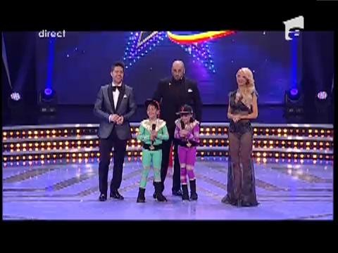 Juriul a fost impresionat! Rares si Alessia primesc trei steluţe aurii