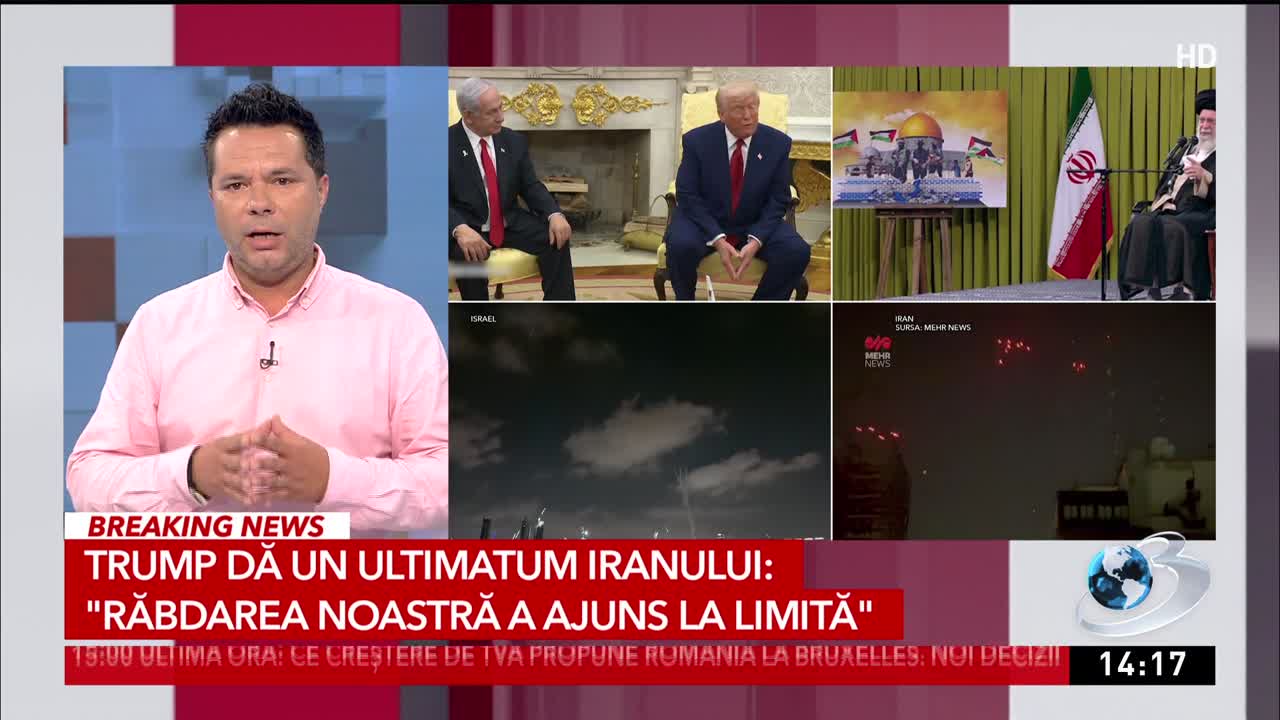 Stiri ora 14:00
